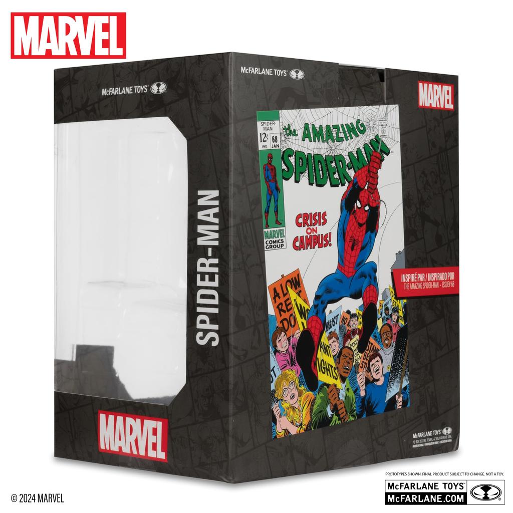 Marvel Comics Romita Amazing Scale Scene Figure Spider-Man (John Sr./The Spider-Man Vol.1#68) #006 1/10