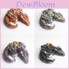 Crystal Waterfall Dragon Resin Figurine Home Decor Gift For Collectors