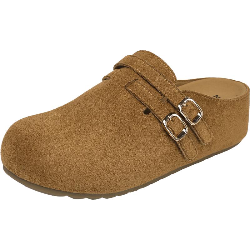 ZHR Women s Retro Hidden Wedge Cork Mules 37