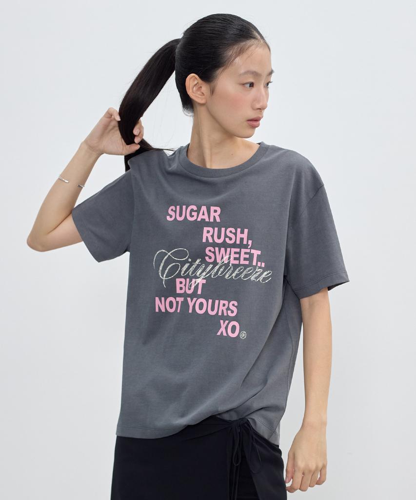CITYBREEZE Pigment Typographic Short Sleeve T-Shirt_2 Colors