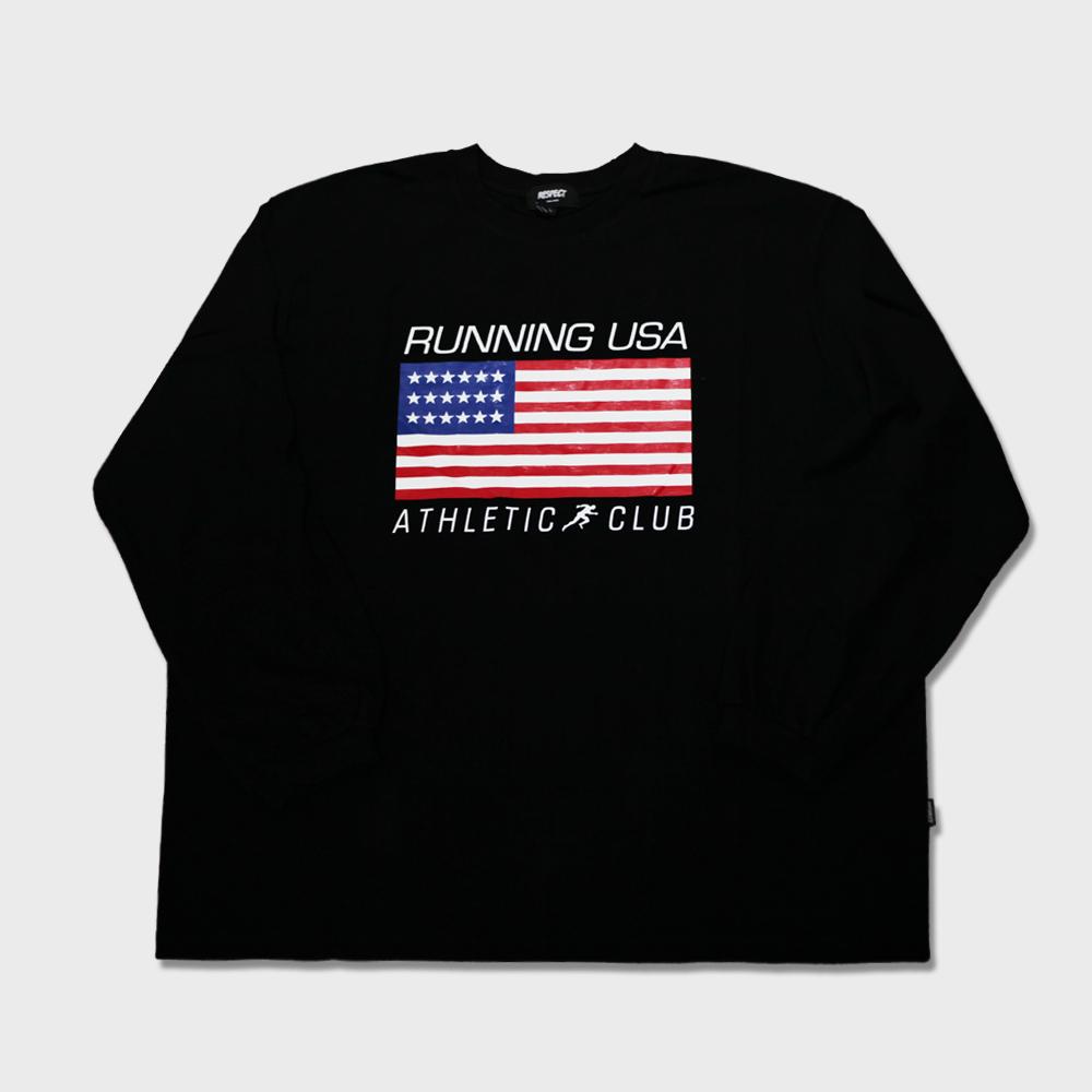 Respect Running Usa Athletic Club Long Sleeve L