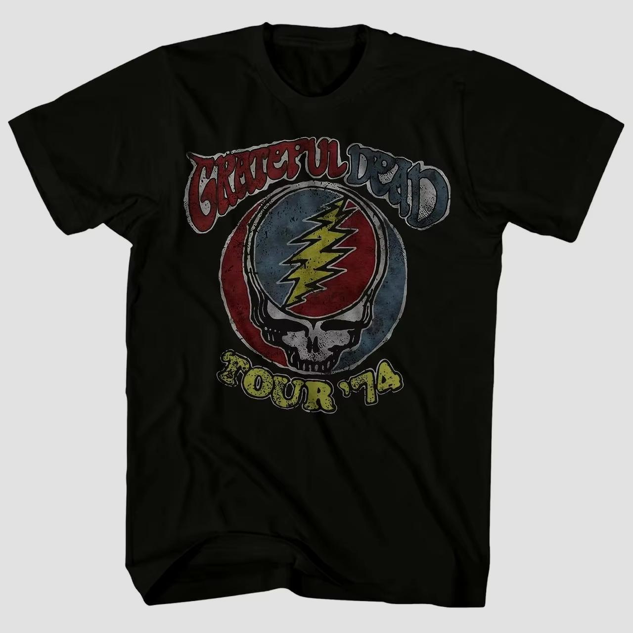 

2025 Cotton Grateful Dead Warlocks Indian Skull Rock Punk Classic T-shirt Men s Women Short Sleeve Summer Round Neck Tee Y2k Top 2XL