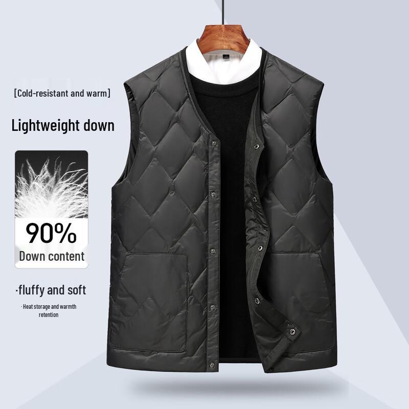 Snow Flying Men's Mid-Aged Winter Duck Down Vest