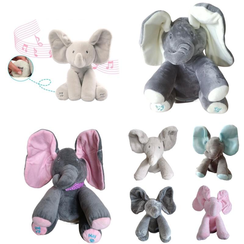 Entzückendes Elefanten-Plüschtier mit beweglichen Ohren Perfektes Babygeschenk