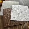 3D Textured Plastic Embossing Mold - Concave-Convex Template for DIY Journal Embossing, Set of 39.