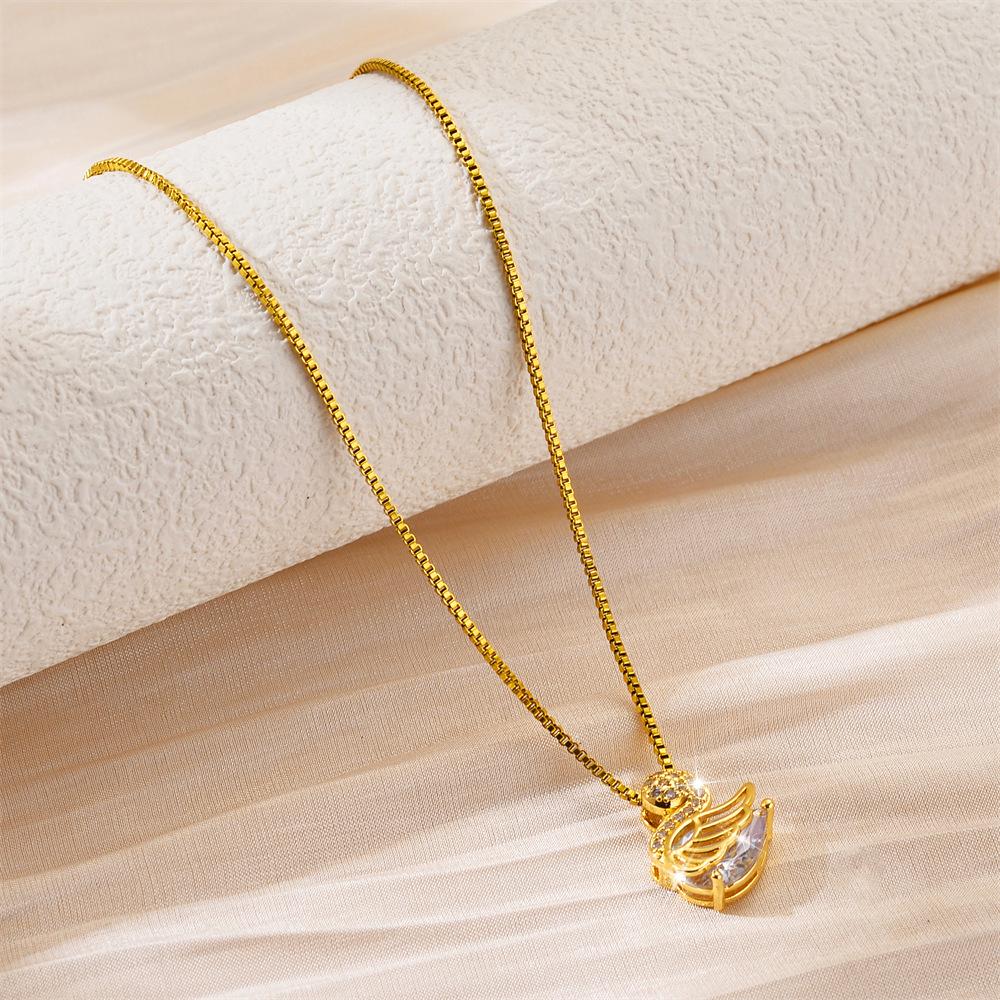 Simple Fashion Titanium Steel Women's Necklace - Non-fading, Luxurious, Versatile, Korean Style Clavicle Chain