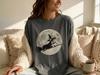 Witch Corgi Comfort Colors Halloween T-Shirt: Moon Welsh Corgi Tee - Pembroke Corgi Lovers Gift, Corgi Mom Dad