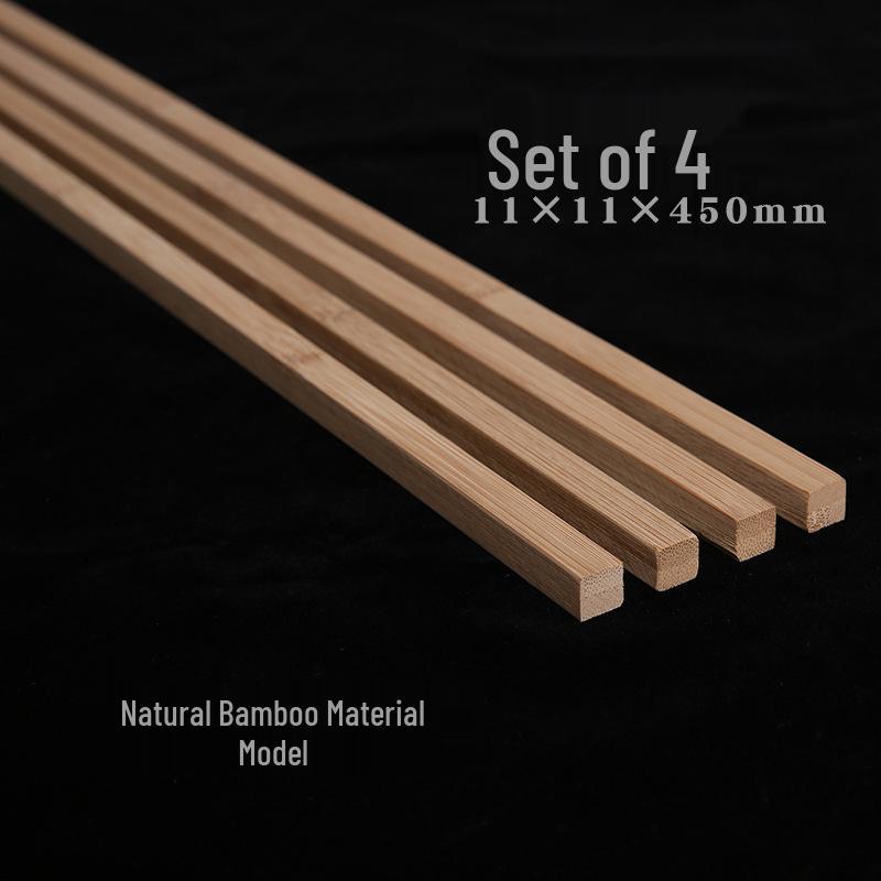 Solid Wood Mahjong Ruler and Card Arranger - Mini Taiwan Mahjong Stick and Nan Bamboo Ruler Set