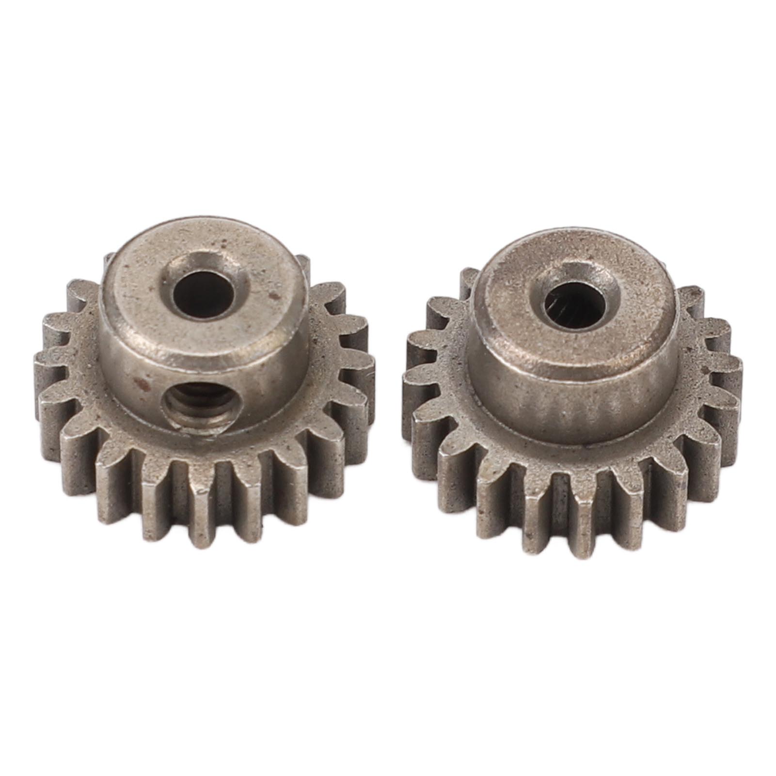 

2Pcs RC Motor Gear Set Easy to Install M0.6 20T Steel Pinion Motor Gears for 112 116 Remote