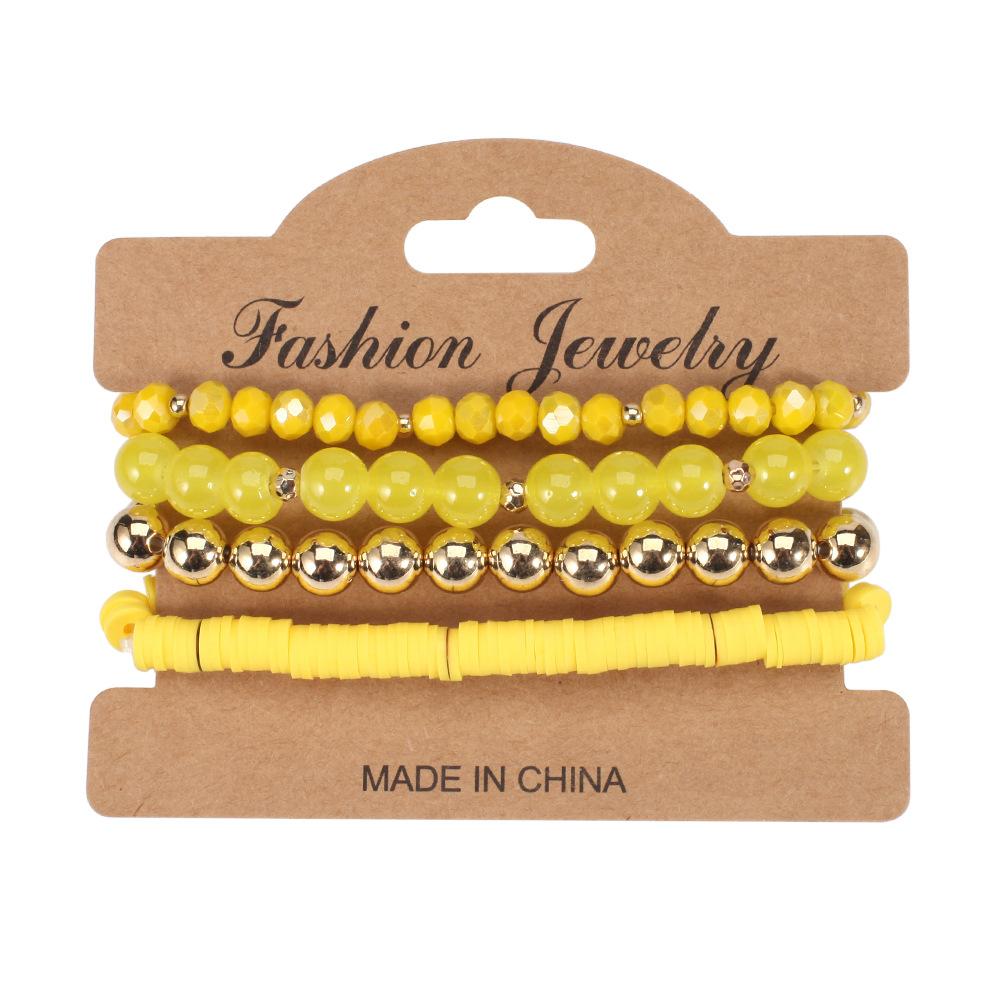 JYL TS Bracelet Bohemian Coin  Fringe Design Attracts Prosperity HY-2832-4 yellow жасмин