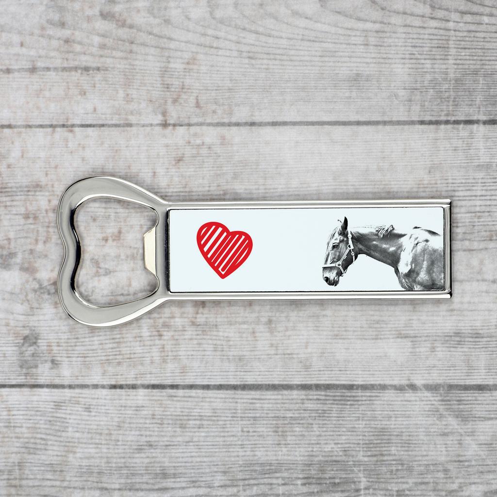 Hanowerski - Otwieracz Do Butelek Z Koniem, Personalizowany Otwieracz Na Lodówkę, Wyjątkowy Upominek Dla Mężczyzny Marki Art-Dog