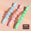Gear Massage Stick Yoga Deep Muscle Relaxation Massage Shaft Personal Training Fascia Roller Plastic Roller Stick Shaft Fitness
