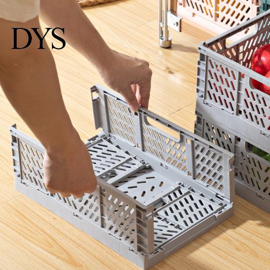 Cassa Cesto Contenitore Pieghevole Grande Capacità Portante Cesti Pieghevoli in Plastica per Cucina