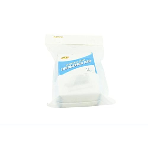 Navire Art Design Stainless Steel Coaster Set of 6 with Stand