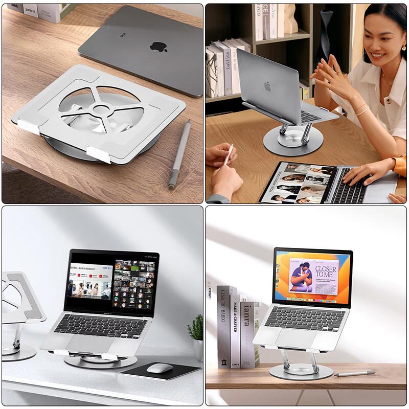 Ollymurs Rotatable Aluminum Laptop Stand