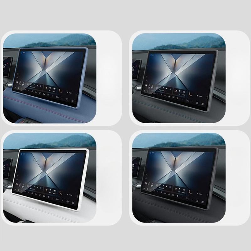 Für BYD Atto 3 Yuan Plus ADAS Smart Driving Edition 22-25 Auto-Navigationsbildschirm-Rahmen Silikonabdeckung Armaturenbrett-Display-Schutz