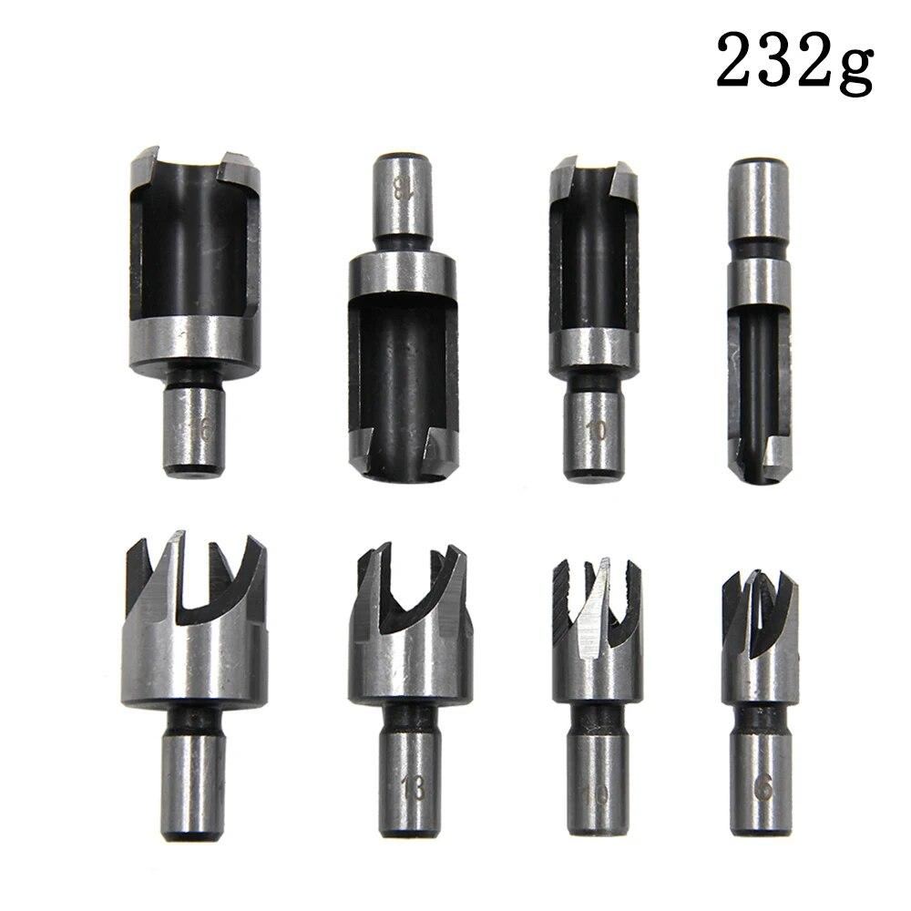 

8 шт. цилиндрического типа, деревянное сверло-пробка, открывалка для деревянных изделий, сверло-когтистый тип, набор для расширения отверстий, аксессуары для электроинструментов Round