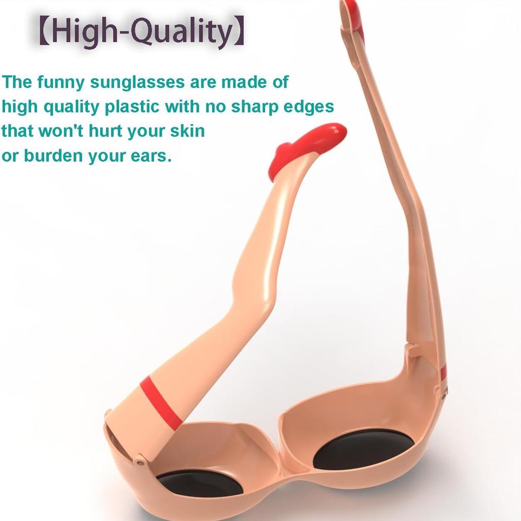 Crazy Party Glasses-SEXY SHADES: Funny Sunglasses For Party - Dazzling Leg And Hip Designs Stand Out!