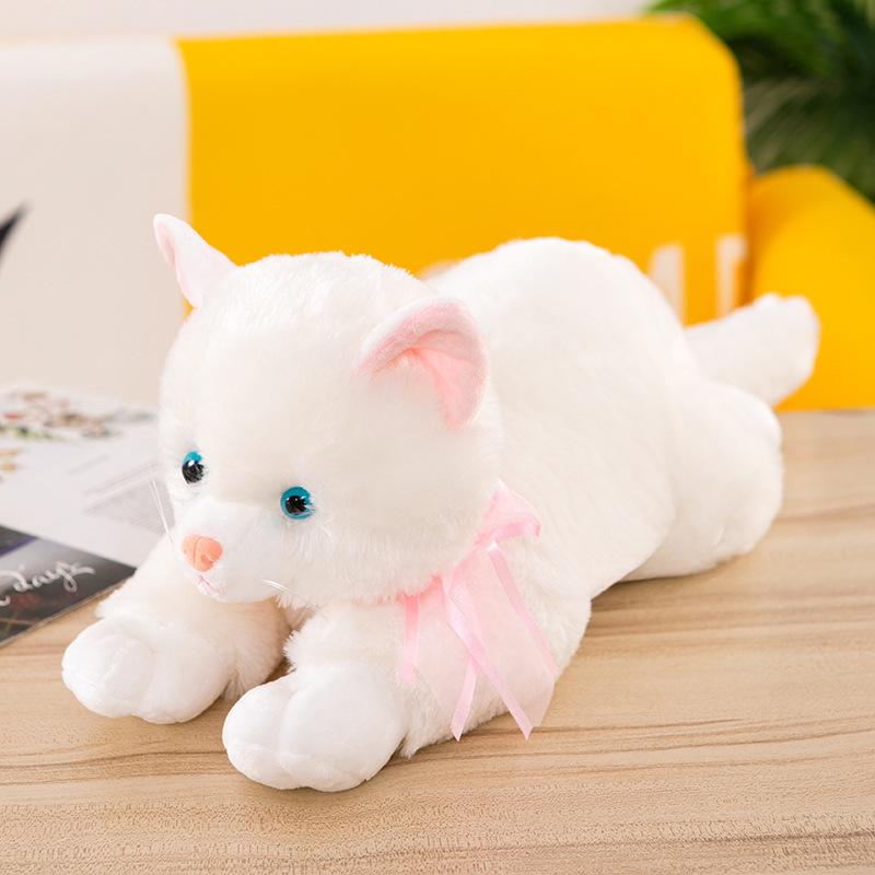 Süßes Grenzüberschreitendes Miauendes Kätzchen Kissen: Realistisches Plüschkatzenspielzeug