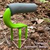 Garden Twist Cultivator Easy Assembly Steel Hand Tiller Lawn Aerator Soils Manual Twist