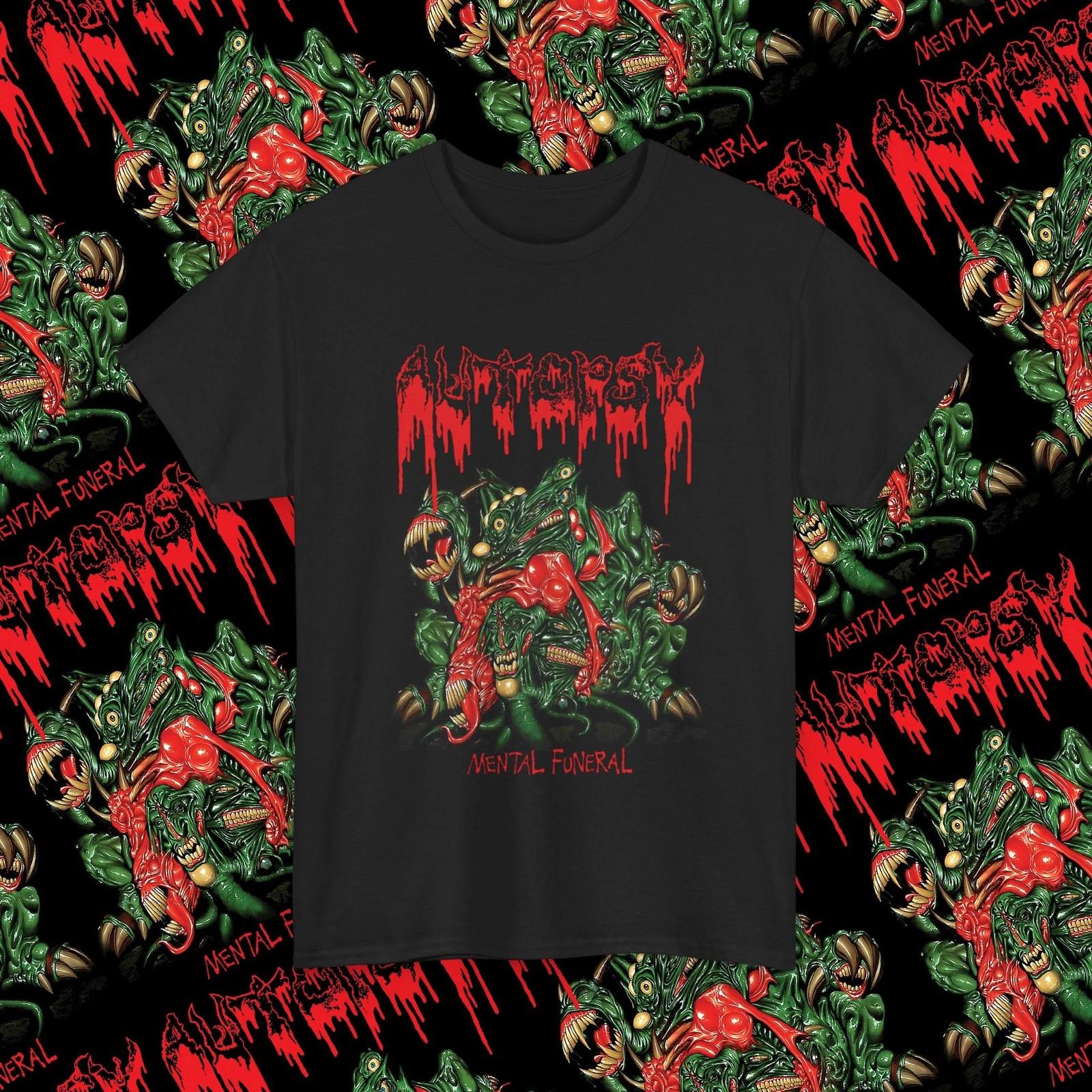Autopsy “Mental Funeral” T-Shirt, Old School Death Metal Band Shirt S