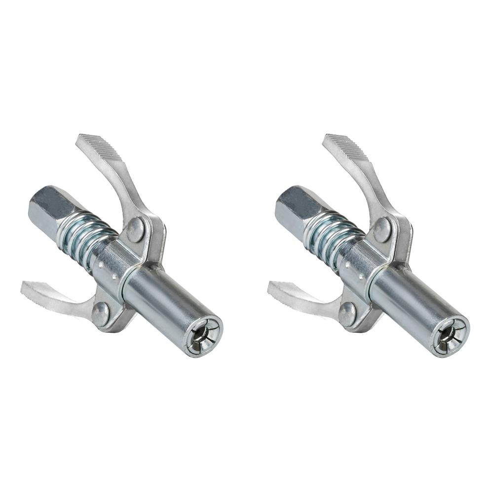Double Handle Grease Gun Coupler 10000PSI MAXI NPTI/8 Oil Pump Quick Release Grease Nozzle Injector Lubricating Oil Grease Guns