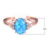 Supply, Platinum Opal Open Ring, Fashion Retro