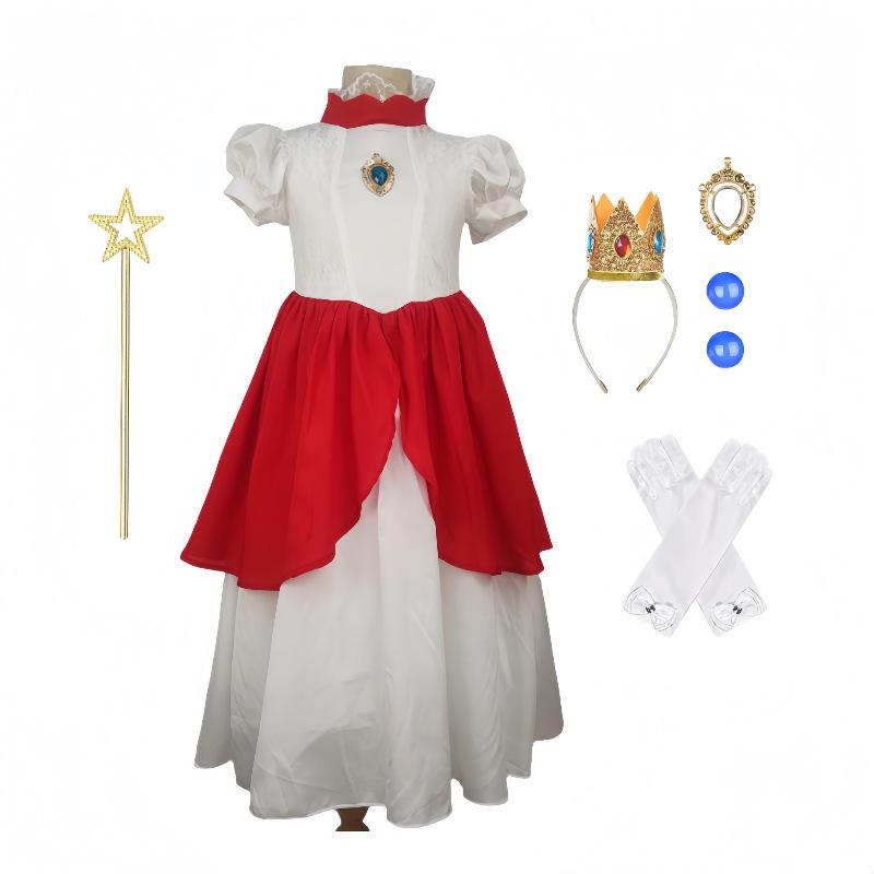 Super Mario Princess Peach Girls' Formal Dress