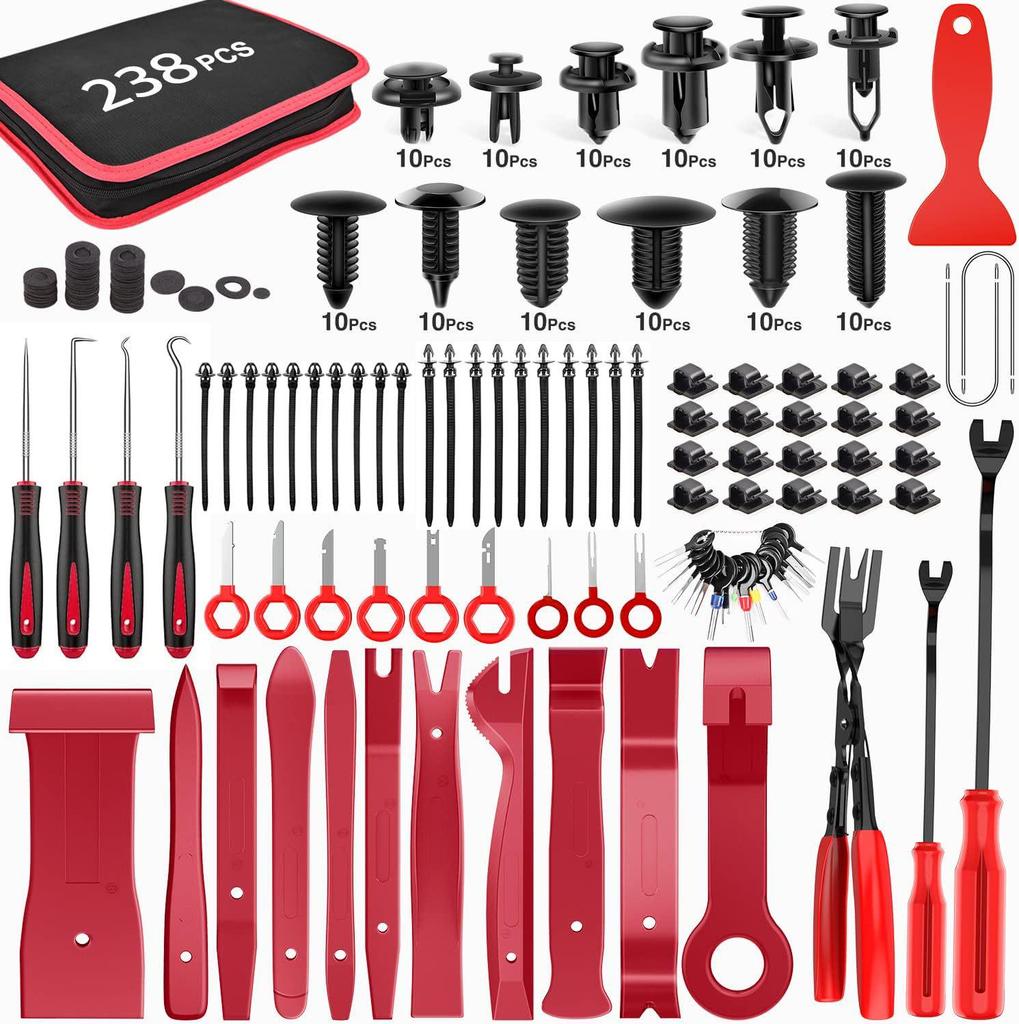 Car Audio Disassembly & Interior Modification Tool Set - 43/38/250 pcs