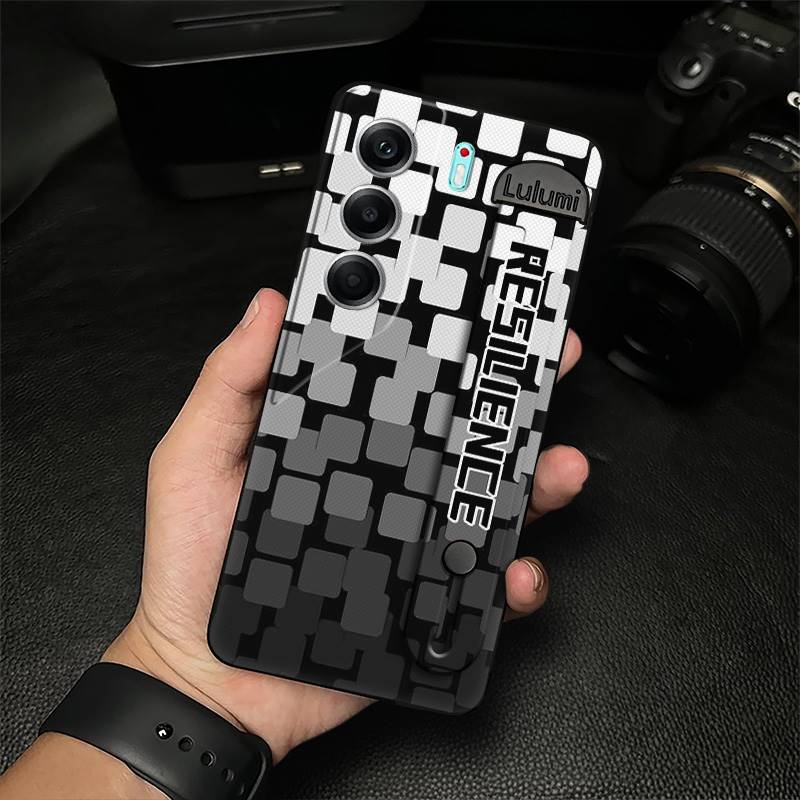 Anti-dust Nature Phone Case For Tecno Camon40 Pro 5G/CM7 Plain color Personality Commerce Geometry Anti-knock Masculine