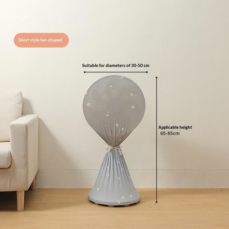 Universal Full-Coverage Dust Cover For Floor Tower Fan Protecting Circulating Electric Fan Gray Protective Sleeve Against Dust+