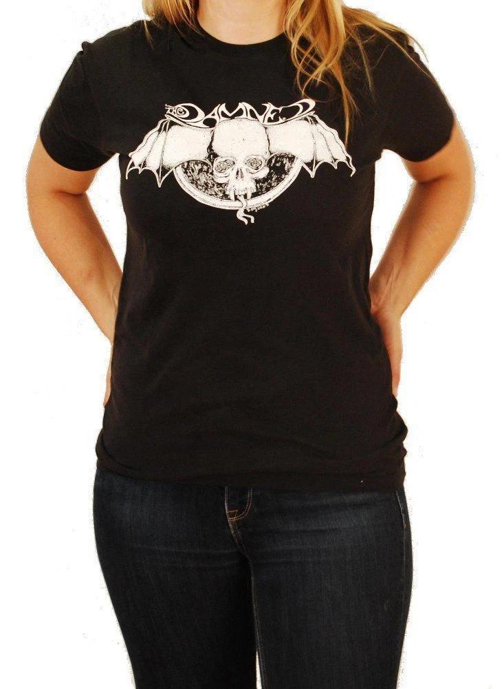 

The Damned Bat Skull 100% Cotton T-shirt Mens Tees Top - S, XL - FREE SHIPPING XL