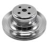 Chrom Einzelrille Für Ford 260 289 Mustang 1965-1966 Wasserpumpen-Riemenscheibe SBF Small Block 1-Rillen Kurbelwellen-Riemenscheibe