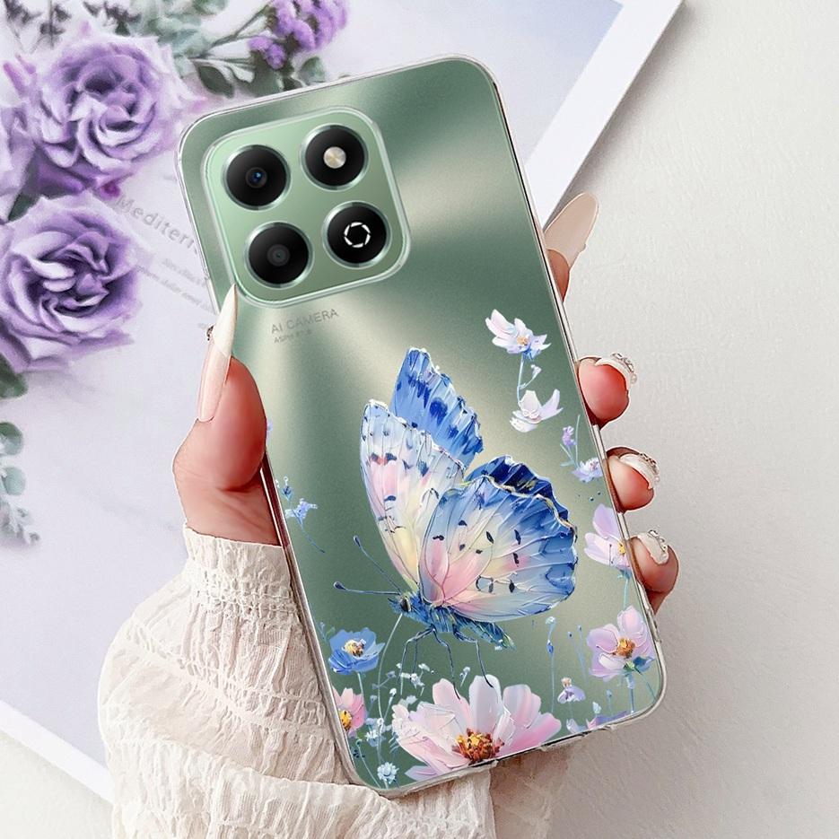 Für Honor X6b Hülle JDY-LX1 JDY-LX2 Niedliche Glückskarpfen Bemalte Abdeckung Weiche Dünne Handyhülle Für Honor X6a X 6b HonorX6a HonorX6b Fundas