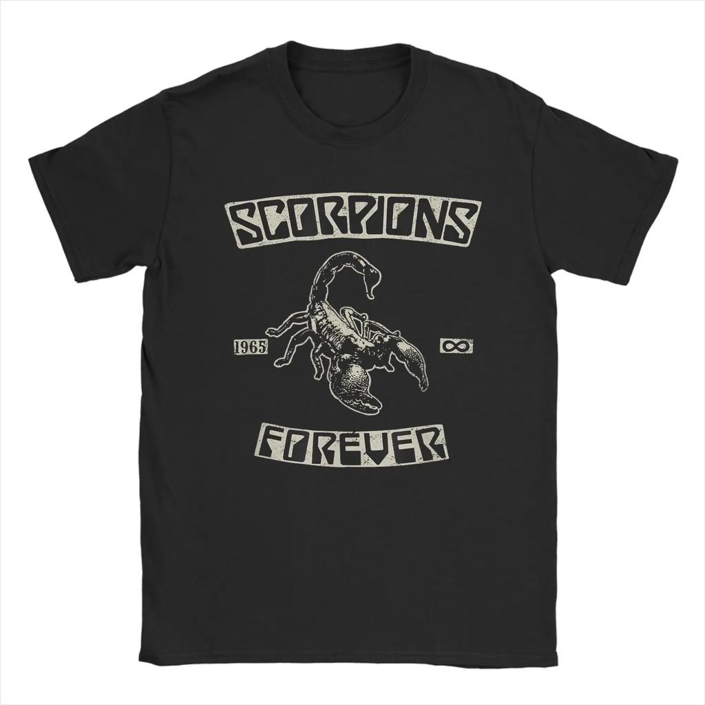 Scorpions Blackout Live T-Shirt Heavy Metal Rockband Unisex Baumwolle Mode Neues Sommer Übergröße Lässiges Oberteil T-Shirts