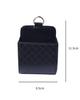 To All Gennie Car Accessories Storage, Car Trinket Organizer, PU Interior Storage Pocket, Small, Car Accessories, Set of 2, Black