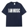 Rapper Playboi Carti Same Style I AM MUSIC Print T-shirts Men Women Opium T Shirts Cotton Oversized T Shirt Tops