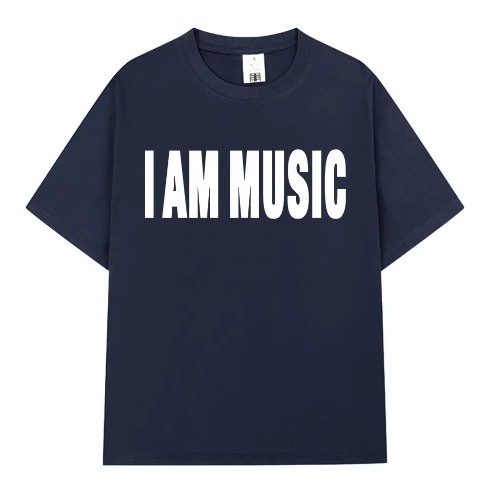 Rapper Playboi Carti Same Style I AM MUSIC Print T-shirts Men Women Opium T Shirts Cotton Oversized T Shirt Tops