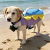 Enhanced Buoyancy Pet Life Vest Breathable Dog Flotation Vest Dog Life Jacket  Swimming
