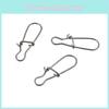 Premium Stainless Steel Fishing Fastlock Needle Swivels Snap Duo-lock Hooks Tackle Set Of 100