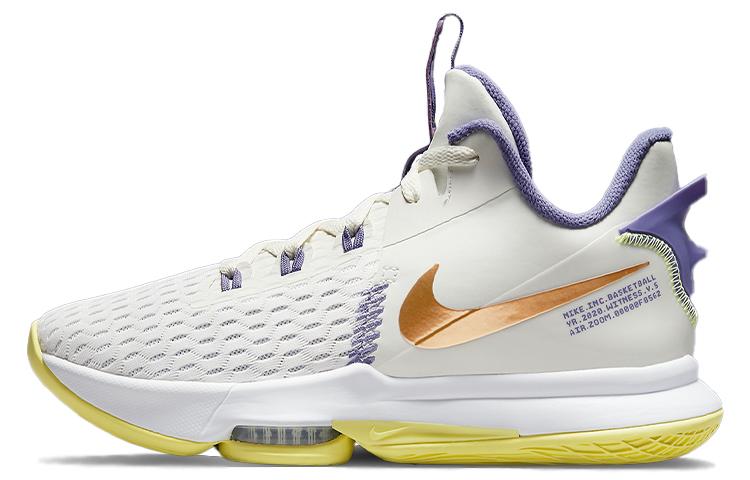 Nike LeBron Witness 5 Ep  Summit White Metallic Bronze  CQ9381-102 43