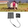 DC Output Solar Panel Fan Black Solar Ventilation Fan Durable Mini Solar Fan  Home Garden Use