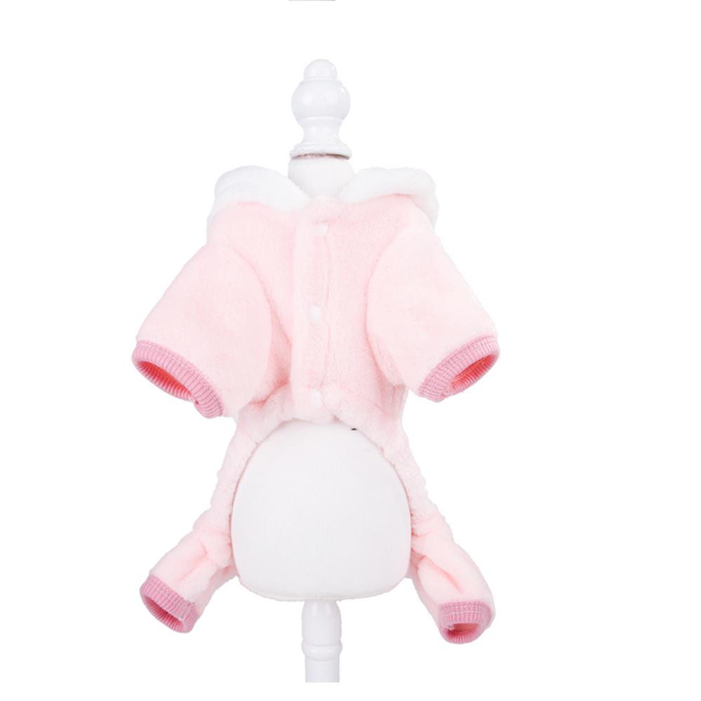 Warm Dog Coat Winter Coral Coat Lovely Rabbit Outfit Pet Dog Windproof Clothes Hoodie Pet Supplies