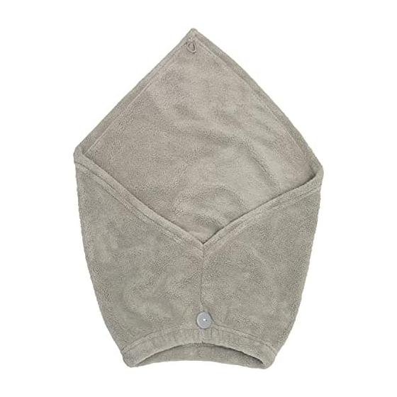 CB JAPAN carari Hair turban Face wash Microfiber with 5x water absorption power DAY Gray [Head circumference 44~80cm] Quickly absorbs water between