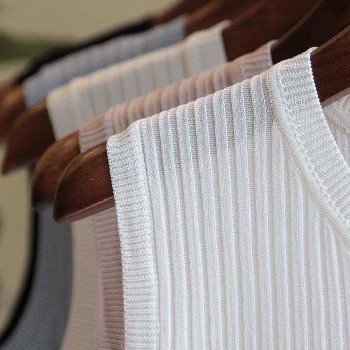Camiseta interior de verano con cuello redondo para mujer, tirantes anchos, interior fino, sin mangas, de punto, de color liso, exterior, chaleco de poliéster
