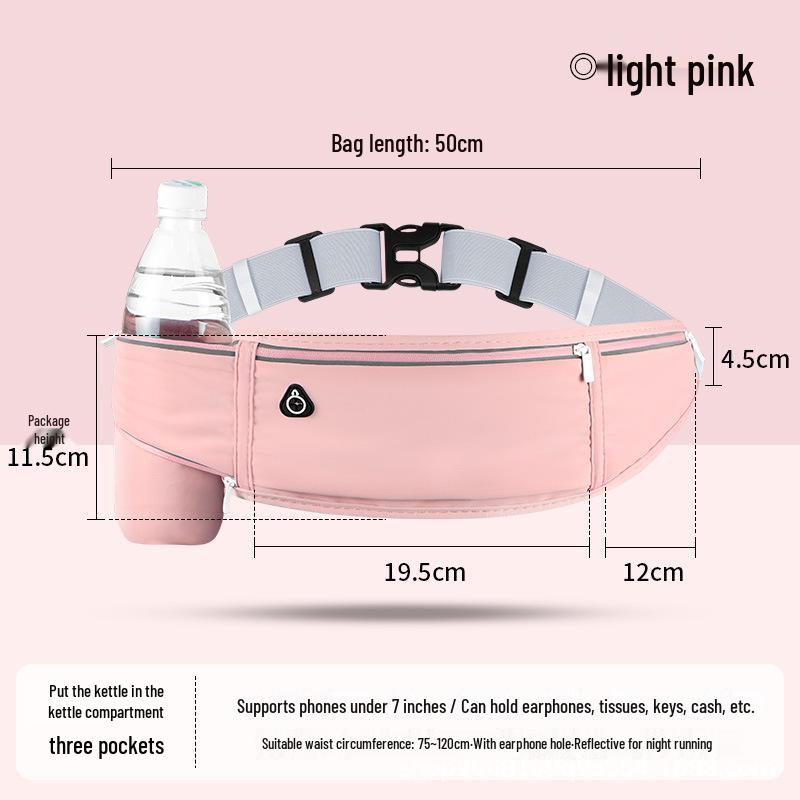 Waterproof Unisex Sports Waist Bag for Running, Travel, Fitness & Hiking