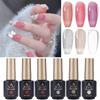 Color Gel Gel No Top Coat or Base Coat Needed Gel Nail Set of 6 Effect One-Step - - - 3-in-1