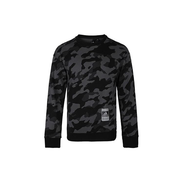 adidas U2 Gfx Cs Lng Sweatshirt Black Grey Men s FJ0168 M