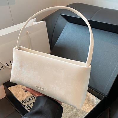 High-end Retro Shoulder Bag Fashi Simple Solid Color Korean Women Handbag Casual Versatile Square Mobile Phe Wallet Handbag