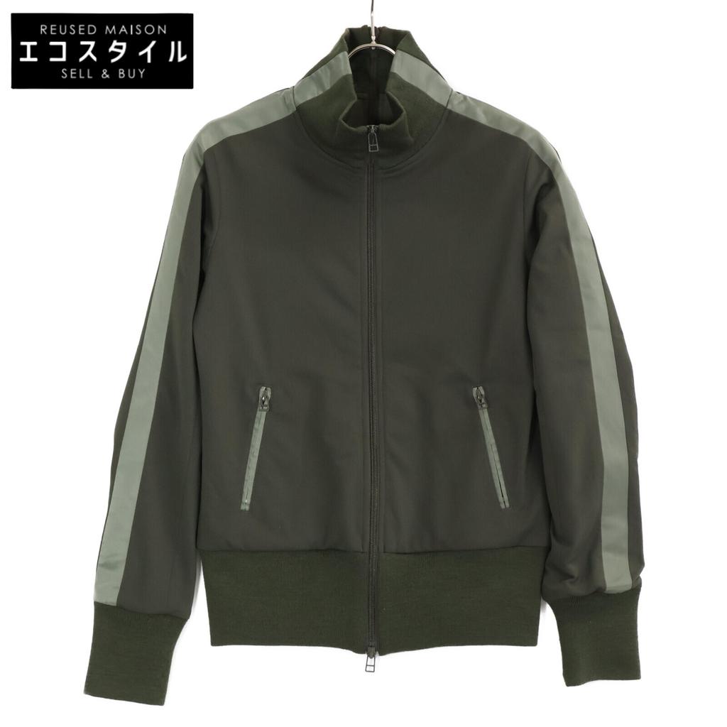 REGULATION Yohji Yamamoto [Good Condition] FU-J51-800 Front and back zipper jersey Jacket 2 khakiUsed